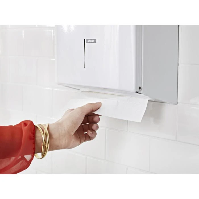 Katrin Classic 35588 Handy Pack, 2-lagig, Zick-Zack-Falz, 23 X 24,4 Cm, 4000 Stück, Papierhandtücher 4 Katrin Classic 35588 Handy Pack, 2-lagig, Zick-Zack-Falz, 23 X 24,4 Cm, 4000 Stück, Papierhandtücher – Bild 2