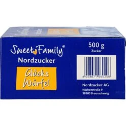 Sweet-Family Zucker Glücks-Würfel, Würfelzucker, Weiß, 500g -Wohnmöbel Gemischtwaren Geschäft cb220dcacdd219b4b3fd11d84789062e7adde90b zucker sweet family gluecks wuerfel wuerfelzucker