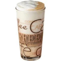 Van-Well Kaffeegläser Coffee Dekor, Latte Macchiato Gläser, 390ml, 12 Stück -Wohnmöbel Gemischtwaren Geschäft cbda98cb5bd551402af3900e8a48ccda6df7c9c8 kaffeeglaeser van well coffee dekor