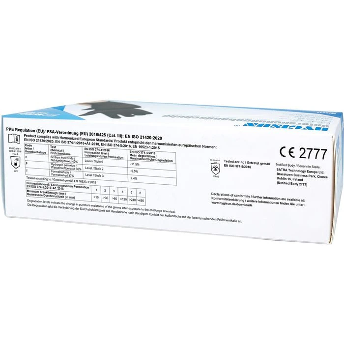 HYGISUN Einmalhandschuhe Intco Nitril, Puderfrei, Schwarz, 100 Stück, Größe M 5 HYGISUN Einmalhandschuhe Intco Nitril, Puderfrei, Schwarz, 100 Stück, Größe M – Bild 3