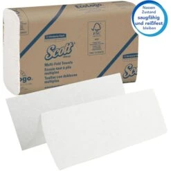 Kimberly-Clark Papierhandtücher Scott, 1804, 1-lagig, Multifold-Falz, 23,5 X 23,0cm, 4000 Stück -Wohnmöbel Gemischtwaren Geschäft cdc359f60d6dd6bcfa015bf2dbe11791ca7dc308 papierhandtuecher scott 1804