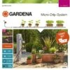 Gardena Micro-Drip-System Start Set Pflanztöpfe M, Automatic, 13001-20, Für 7 Töpfe Und 3 Tröge, 25m -Wohnmöbel Gemischtwaren Geschäft cec229526ac7e1a8e53674c9a00e932840e57f76 micro drip system gardena start set pflanztoepfe m