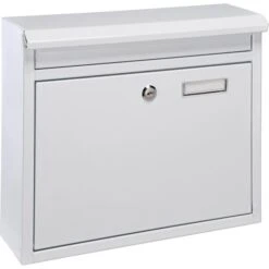Böttcher-AG Briefkasten Weiß, Aus Stahl, 36 X 32 X 12cm
