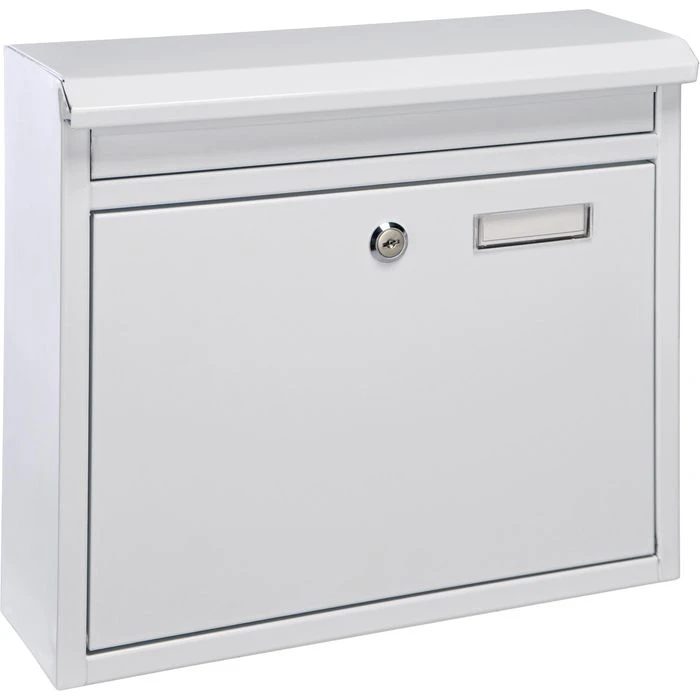 Böttcher-AG Briefkasten Weiß, Aus Stahl, 36 X 32 X 12cm 3 Böttcher-AG Briefkasten Weiß, Aus Stahl, 36 X 32 X 12cm