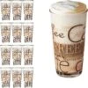 Van-Well Kaffeegläser Coffee Dekor, Latte Macchiato Gläser, 390ml, 12 Stück -Wohnmöbel Gemischtwaren Geschäft d27b966729714e596f5a8d57f237e04d3423067e kaffeeglaeser van well coffee dekor