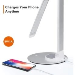 TaoTronics Schreibtischlampe TT-DL22 LED, Standfuß, Dimmbar, USB, Silber -Wohnmöbel Gemischtwaren Geschäft d4d91e39ea60109a1016735d44b69d27c672f49a schreibtischlampe taotronics tt dl22 led