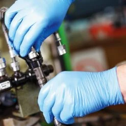 Franz-Mensch Einmalhandschuhe Safe Light, 2705, Nitril, Puderfrei, Blau, 100 Stück, Größe M -Wohnmöbel Gemischtwaren Geschäft d71d4a47840542a00234f6179ac8192a30045215 einmalhandschuhe franz mensch safe light 2705