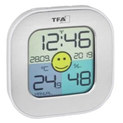 TFA Thermo-Hygrometer 30.5050.54 Innen, Digital, Silber
