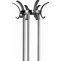 Alco Garderobenständer 2872-11, Mit 12 Haken, Metall, Silber / Schwarz -Wohnmöbel Gemischtwaren Geschäft d79ee87ae01224430c7961ab241fe6b418999e9a garderobenstaender alco 2872 11