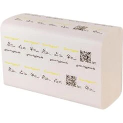 GreenHygiene Papierhandtücher Ingeborg, 2-lagig, Interfold-Falz, 24 X 21 Cm, Weiß, 3000 Stück -Wohnmöbel Gemischtwaren Geschäft d7cae4e8e48500eda49e5ab657f9f5d9b0a78928 papierhandtuecher greenhygiene ingeborg 2 lagig