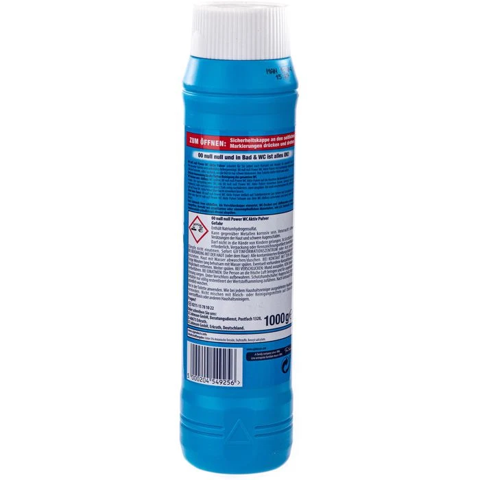 00 WC-Reiniger Power WC Aktiv Pulver, Schäumende Aktivhygiene Bis Tief Ins WC, 1kg 4 00 WC-Reiniger Power WC Aktiv Pulver, Schäumende Aktivhygiene Bis Tief Ins WC, 1kg – Bild 2