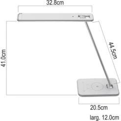 Unilux Schreibtischlampe Jazz LED, Dimmbar, USBm, QI-Ladegerät, Mit Standfuß -Wohnmöbel Gemischtwaren Geschäft e52a9e0db9d28bfece207fb6152e3394c6e5047a schreibtischlampe unilux jazz led