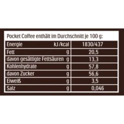 Pocket-Coffee Pralinen Espresso, 744g, 60 Stück -Wohnmöbel Gemischtwaren Geschäft e5554d8d6af2a2ad9ccf538bb75cedc617ecf2e5 pralinen pocket coffee espresso