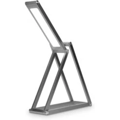 Kwmobile Schreibtischlampe LED, Standfuß, Dimmbar, USB, Faltbar, Mit Akku, Silber -Wohnmöbel Gemischtwaren Geschäft e7c208391a392e76165ce4e24b6ea40d2143c65a schreibtischlampe kwmobile led