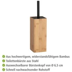 Wenko WC-Bürste Padua Bambus, Braun, Bürstenhalter Aus Bambus -Wohnmöbel Gemischtwaren Geschäft e89201640ce12867937f06649ce4ab15cf05e534 wc buerste wenko padua bambus braun