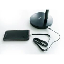 Unilux Schreibtischlampe Diva Schwarz, Dimmbar, USB, Qi-Ladegerät, Mit Standfuß -Wohnmöbel Gemischtwaren Geschäft eb670c5a74d34cfb7d56e461b584f769bd464cd1 schreibtischlampe unilux diva led