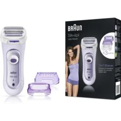 Braun Silk-epil LS 5560, Lady Shaver, Rasierer Für Frauen, Inkl. Peeling-Aufsatz, Lila -Wohnmöbel Gemischtwaren Geschäft eb8200229fb079e6aca53e0316e6f0e20188431c elektrorasierer braun silk epil lady shaver ls5560