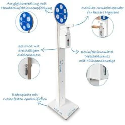 Schülke Desinfektionsmittelspender MX9003, Mit Ständer, Stehend, Weiß, 1000ml -Wohnmöbel Gemischtwaren Geschäft f0534320fb6bab47b6239e2804f64ce3abca14ef desinfektionsmittelspender schuelke mx9003