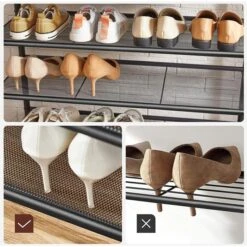 Vasagle Garderobenständer HSR408B01, Vintage, Mit 5 Doppelhaken, Metall / Holz, Schwarz / Braun -Wohnmöbel Gemischtwaren Geschäft f07ccad2357c1a2d7f73218344f359a8e9c1ce90 garderobenstaender vasagle hsr408b01 vintage