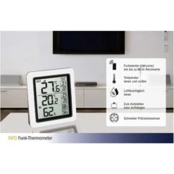 TFA Thermometer Info 30.3065.02 Innen/außen, Digital, Mit Hygrometer, Inkl. Funk-Sensor -Wohnmöbel Gemischtwaren Geschäft f13fa1310a95fdca54e6391cc59c7342b10be7cb thermo hygrometer tfa 30.3065.02 info funk