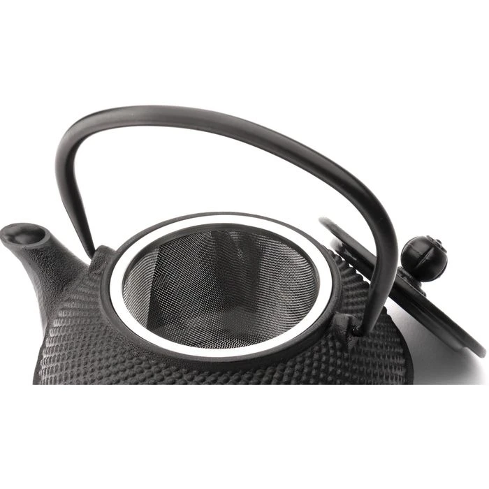 Bredemeijer Tee-Kanne Jang, Gusseisen, Mit Edelstahl-Filter, Schwarz, 0,8 L 6 Bredemeijer Tee-Kanne Jang, Gusseisen, Mit Edelstahl-Filter, Schwarz, 0,8 L – Bild 4