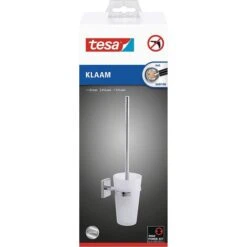Tesa WC-Bürste Klaam, Weiß / Chrom, Bürstenhalter Aus Glas, Zur Wandmontage 9 Tesa WC-Bürste Klaam, Weiß / Chrom, Bürstenhalter Aus Glas, Zur Wandmontage -Wohnmöbel Gemischtwaren Geschäft f2260ce20950ca428d7fdffb7976230f5f93af12 wc buerste tesa klaam weiss chrom