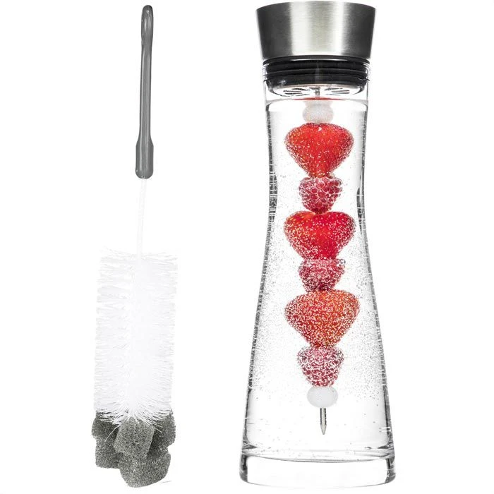 Karaffe Böttcher-AG Mit Deckel Und Fruchtspieß, 1 Liter 3 Karaffe Böttcher-AG Mit Deckel Und Fruchtspieß, 1 Liter