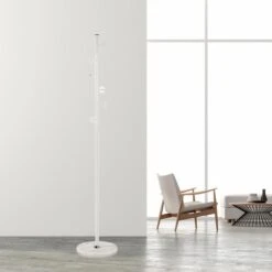 Haku-Möbel Garderobenständer 19385, Mit 6 Haken, Metall, Weiß -Wohnmöbel Gemischtwaren Geschäft f5824972e3937a6c2fad3d912c990f6c8d2ce38e garderobenstaender haku moebel 19385