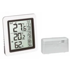 TFA Thermometer Info 30.3065.02 Innen/außen, Digital, Mit Hygrometer, Inkl. Funk-Sensor