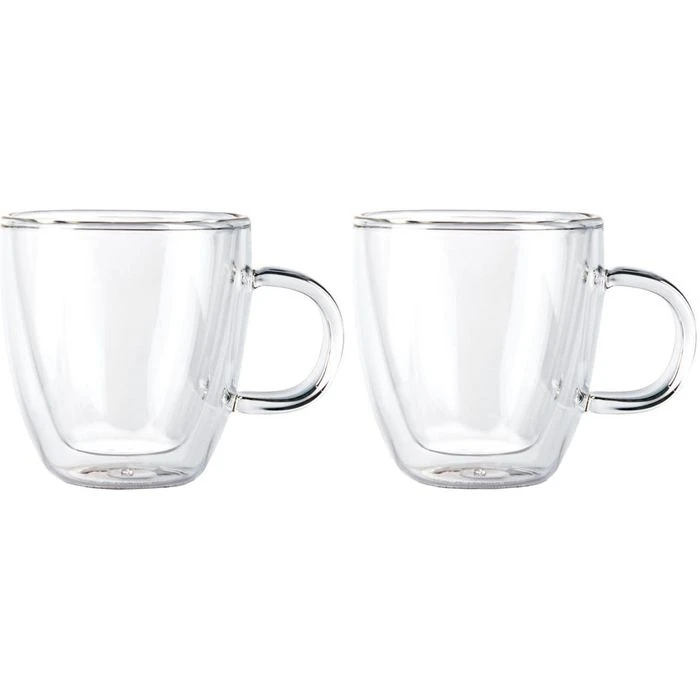 Bodum Kaffeegläser Bistro Tassen 10602-10, Doppelwandig, Mit Henkel, 150ml, 2 Stück 3 Bodum Kaffeegläser Bistro Tassen 10602-10, Doppelwandig, Mit Henkel, 150ml, 2 Stück