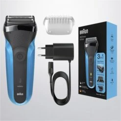 Braun Elektrorasierer Series 3 310BT Shave & Style, Für Herren, Wet & Dry, Mit Trimmer, Schwarz/blau -Wohnmöbel Gemischtwaren Geschäft fd8e0d8f3aa1f9ed8c329ffbe9e49a74f0f1a7c0 elektrorasierer braun series 3 310bt shave und style